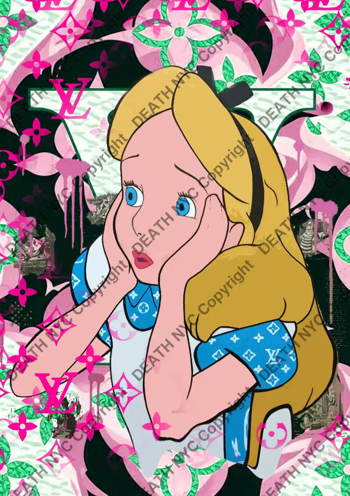Auction ’CB290 alice’ art print 45x32cm (Edition of 100) Art Print