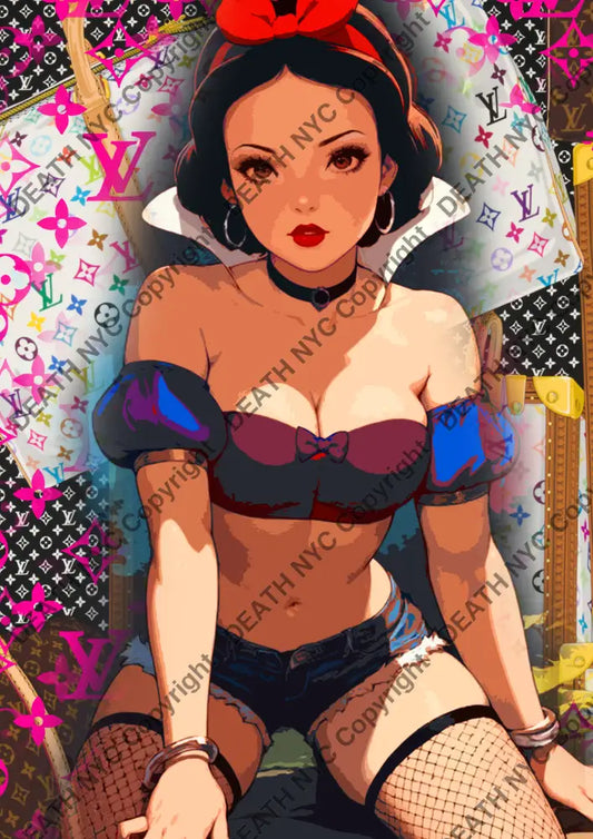 Auction ’CB307 snow’ art print 45x32cm (Edition of 100) Art Print