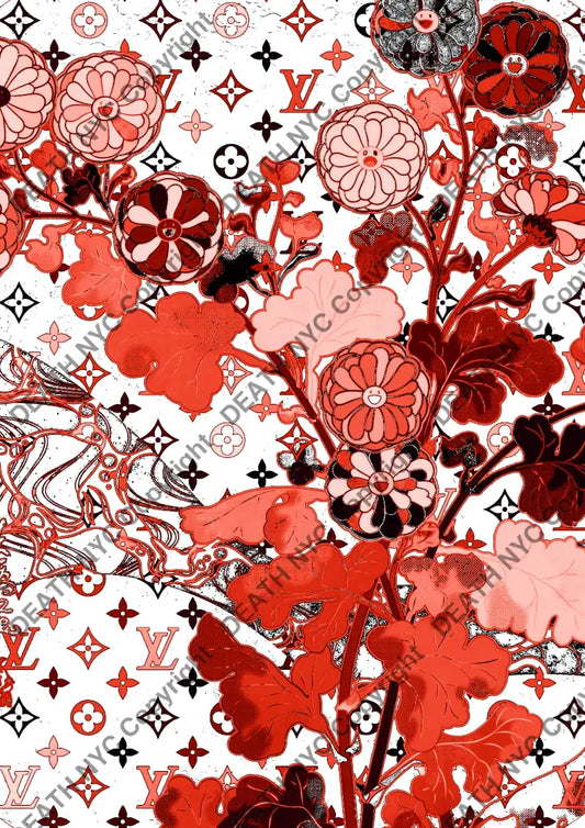Auction ’CB314 flower’ art print 45x32cm (Edition of 100) - Art Print