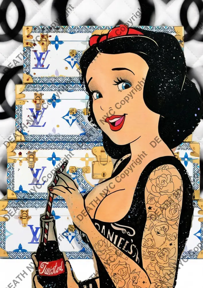 Auction ’CB335 snow’ art print 45x32cm (Edition of 100) Art Print