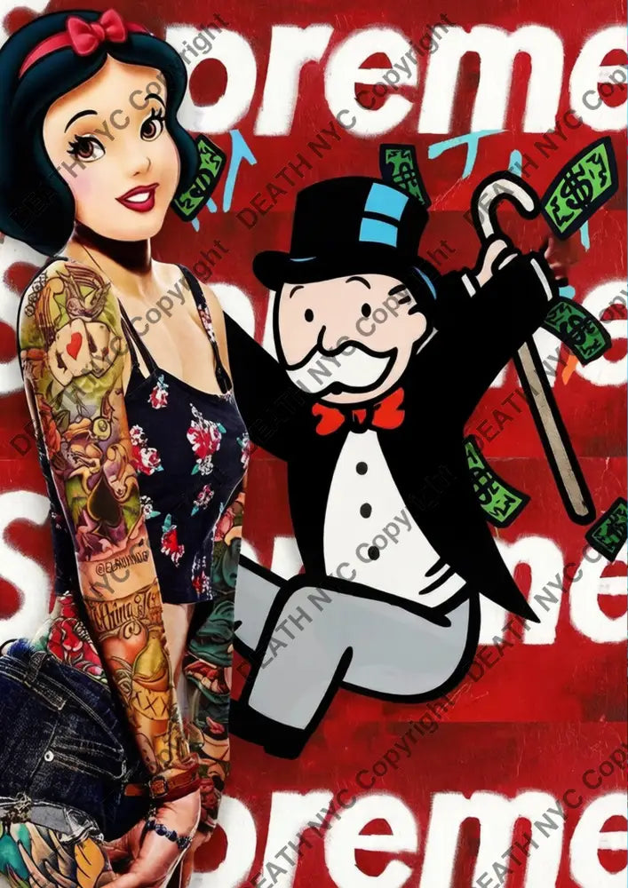 Auction ’CB367 snow’ art print 45x32cm (Edition of 100) Art Print