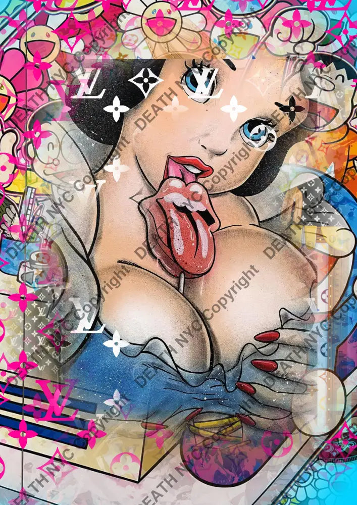 Auction ’CB396 snow’ art print 45x32cm (Edition of 100) Art Print