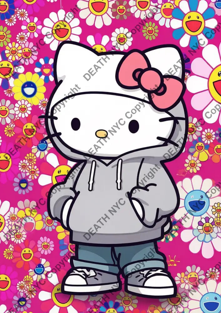 Auction ’CB600 kitty’ art print 45x32cm (Edition of 100) - Art Print