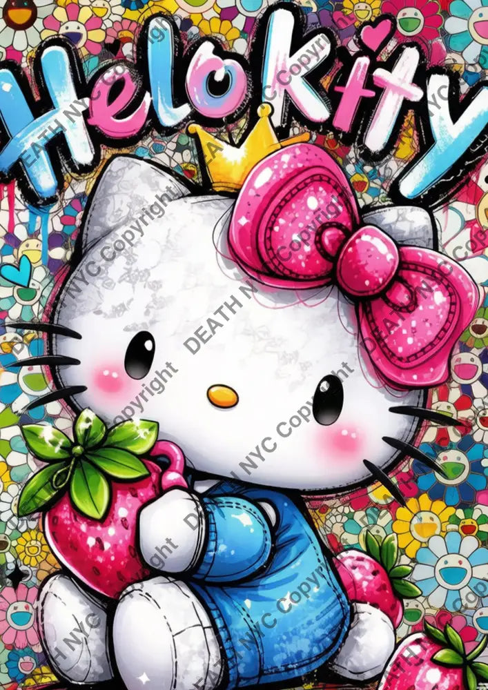 Auction ’CB609 kitty’ art print 45x32cm (Edition of 100) - Art Print