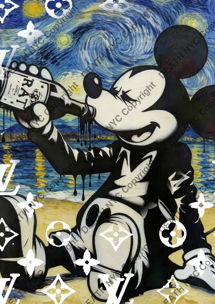 Auction ’CB619 mouse’ art print 45x32cm (Edition of 100) - Art Print