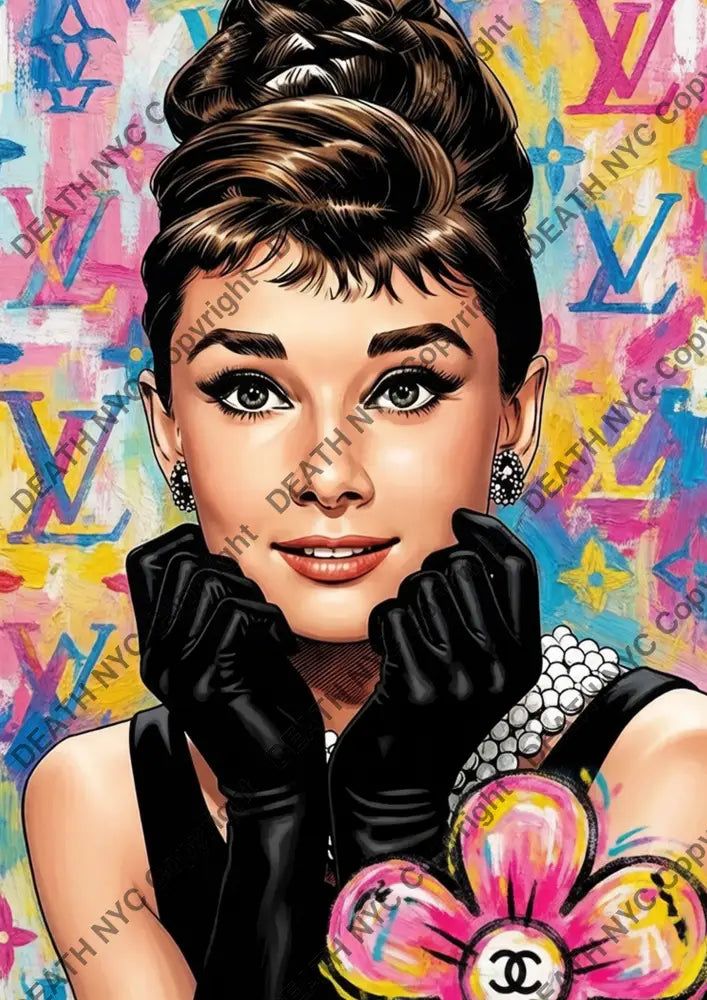 Auction ’CB628 audrey’ art print 45x32cm (Edition of 100) - Art Print