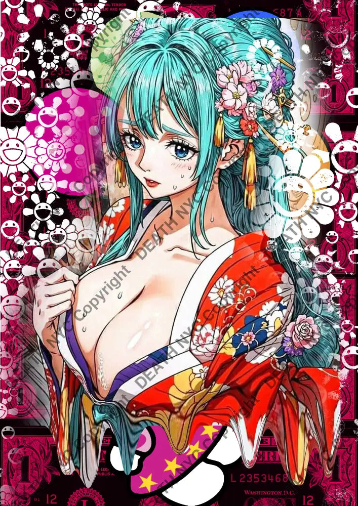 Auction ’CB681 girl’ art print 45x32cm (Edition of 100) - Art Print
