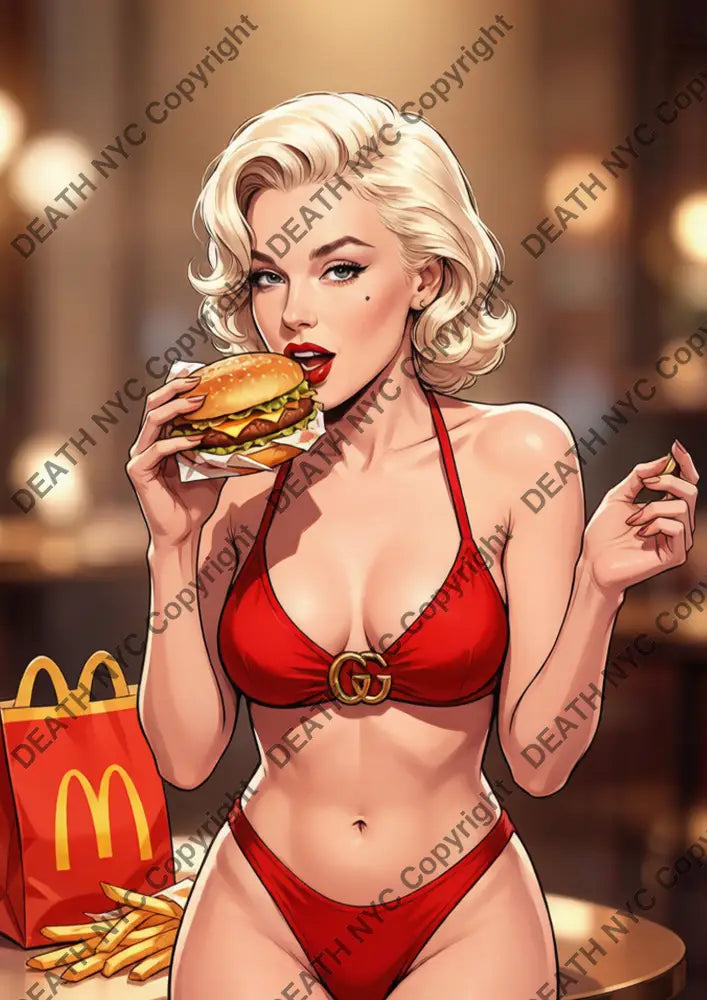Auction ’CC104 monr’ art print 45xFrieren32cm (Edition of 100) - Art Print