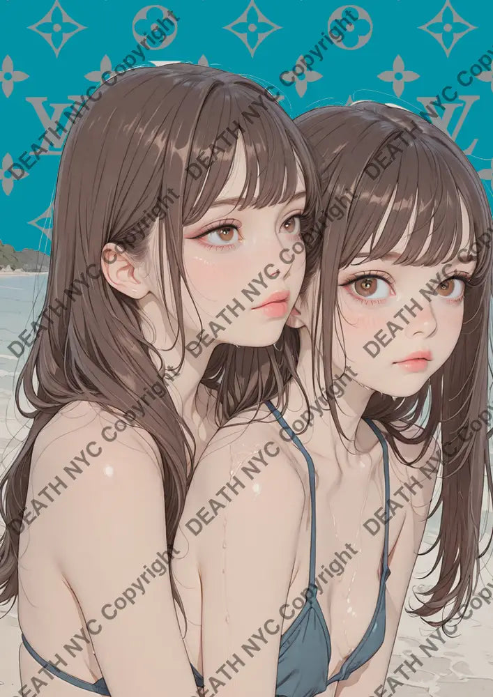 Auction ’CC624 girls’ art print 45x32cm (Edition of 100) - Art Print