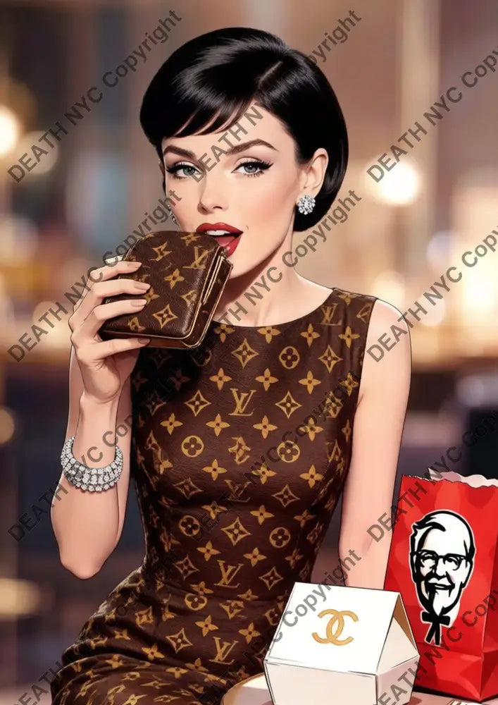 Auction ’BC96 audrey’ art print 45x32cm (Edition of 100) - Art Print