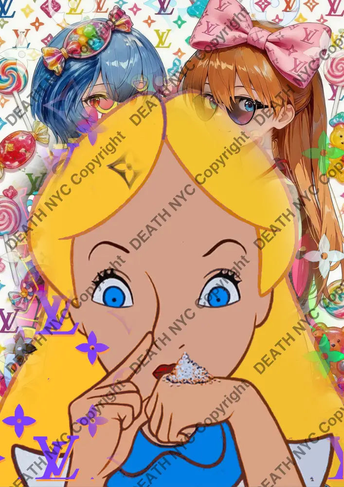 Auction ’CD191 alice’ art print 45x32cm (Edition of 100) - Art Print