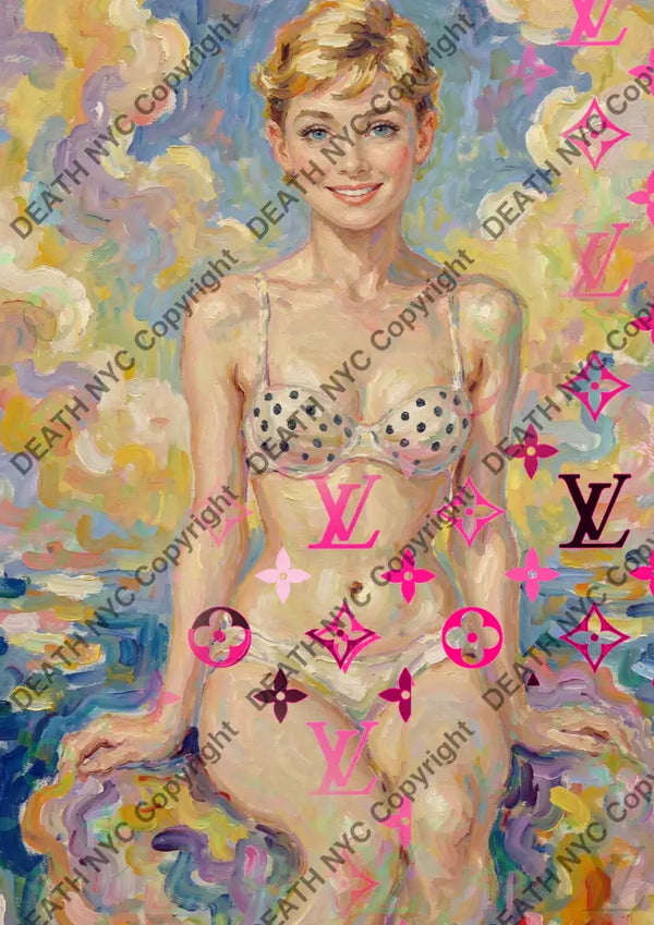 Auction ’CD599 audrey’ art print 45x32cm (Edition of 100) - Art Print