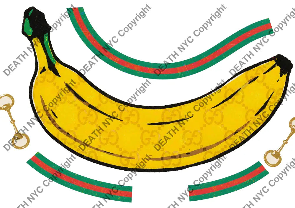 Auction ’CD753 banana’ art print 45x32cm (Edition of 100) - Art Print