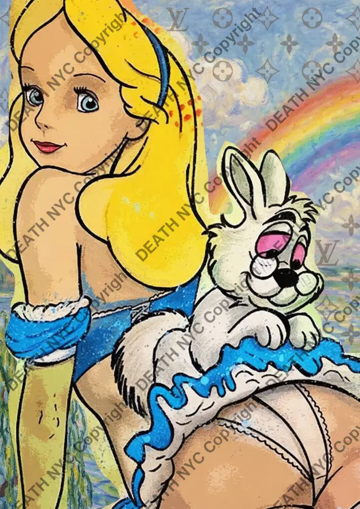 Auction ’CD889 alice’ art print 45x32cm (Edition of 100) - Art Print