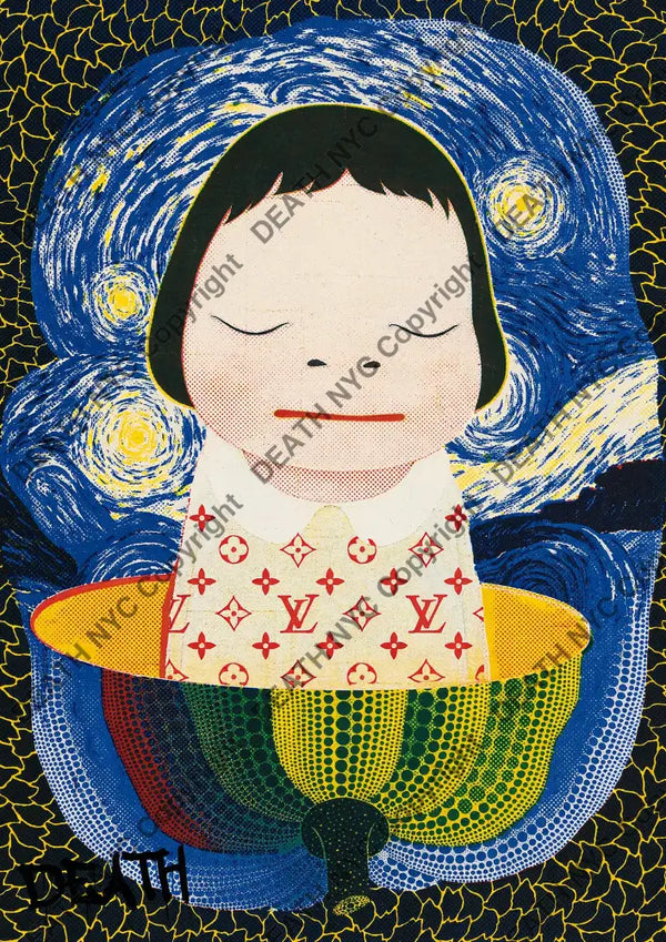 Auction ’CE844 girl’ art print 45x32cm (Edition of 100) - Art Print