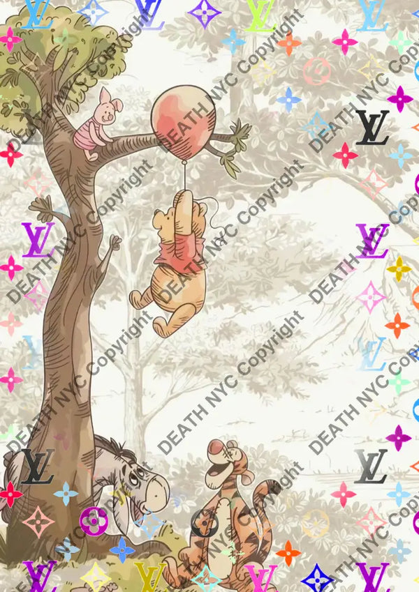 Auction ’Ce887 pooh’ art print 45x32cm (Edition of 100) - Art Print