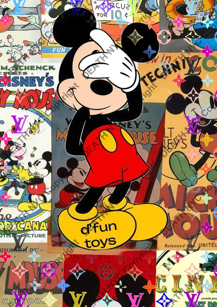 Auction ’Ce897 mouse’ art print 45x32cm (Edition of 100) - Art Print