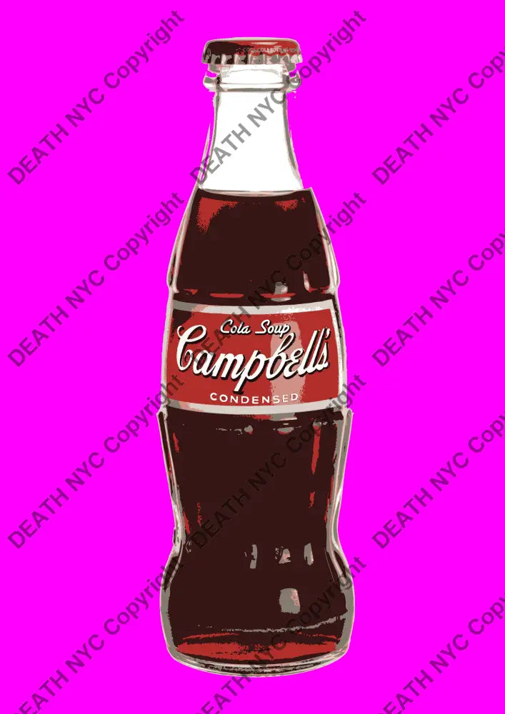 Auction ’Coca bottle’ art print 45x32cm (Edition of 100) Art Print