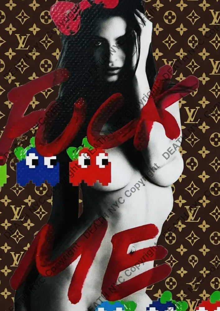 Auction ’DA126 girl’ art print 45x32cm (Edition of 100) Art Print
