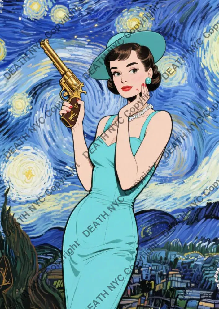 Auction ’DA142 audrey’ art print 45x32cm (Edition of 100) Art Print