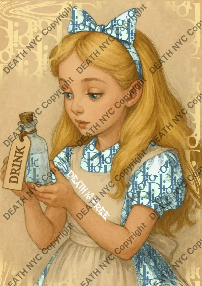 Auction ’DA172 alice’ art print 45x32cm (Edition of 100) Art Print