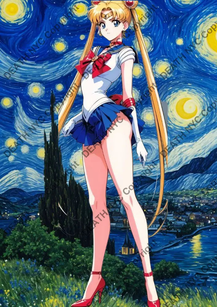 Auction ’DA190 moon ’ art print 45x32cm (Edition of 100) Art Print