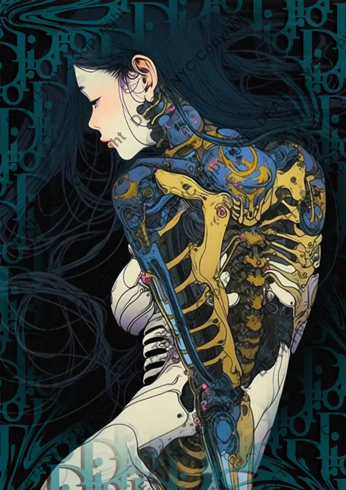 Auction ’DA202 girl’ art print 45x32cm (Edition of 100) Art Print