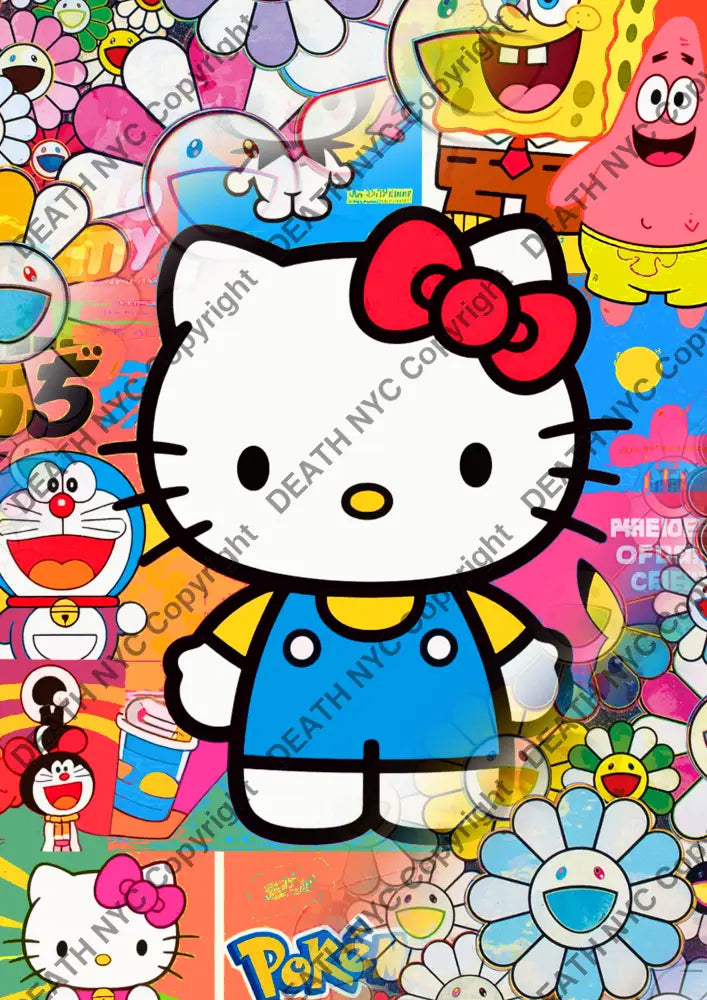 Auction ’DA205 kitty’ art print 45x32cm (Edition of 100) Art Print