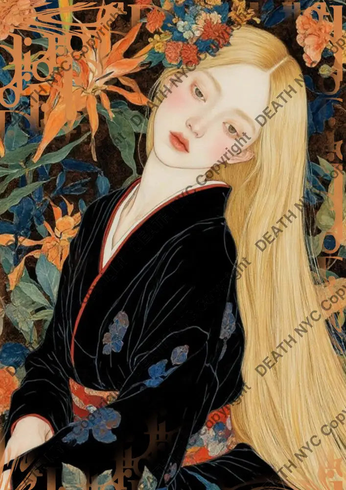 Auction ’DA217 girl’ art print 45x32cm (Edition of 100) Art Print