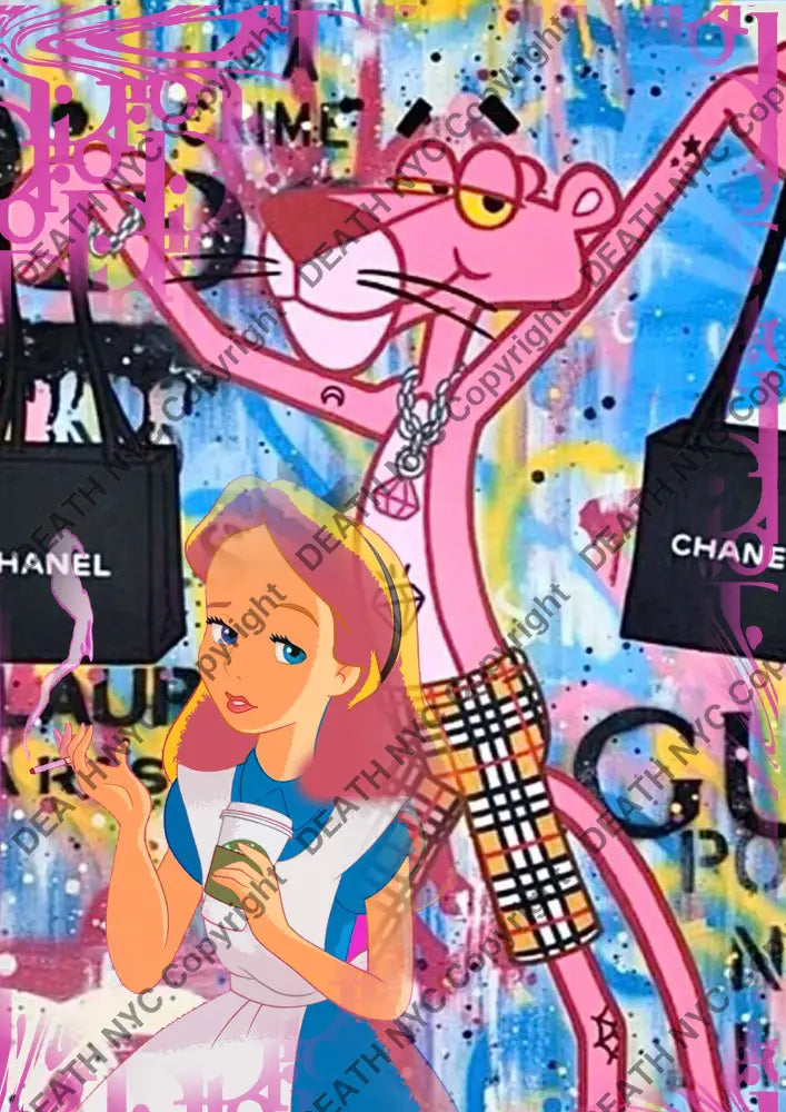 Auction ’DA244 pink’ art print 45x32cm (Edition of 100) Art Print