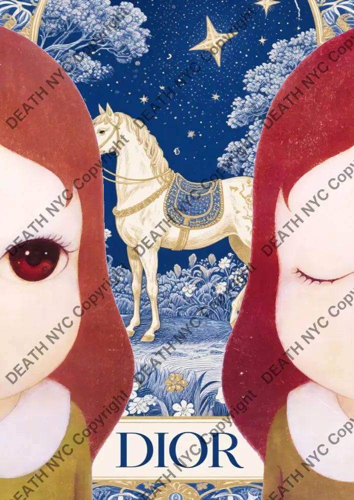 Auction ’DA277 girl’ art print 45x32cm (Edition of 100) Art Print
