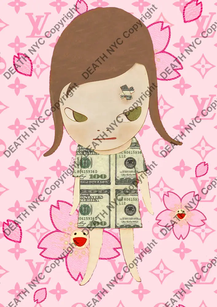 Auction ’DA293 girl’ art print 45x32cm (Edition of 100) Art Print