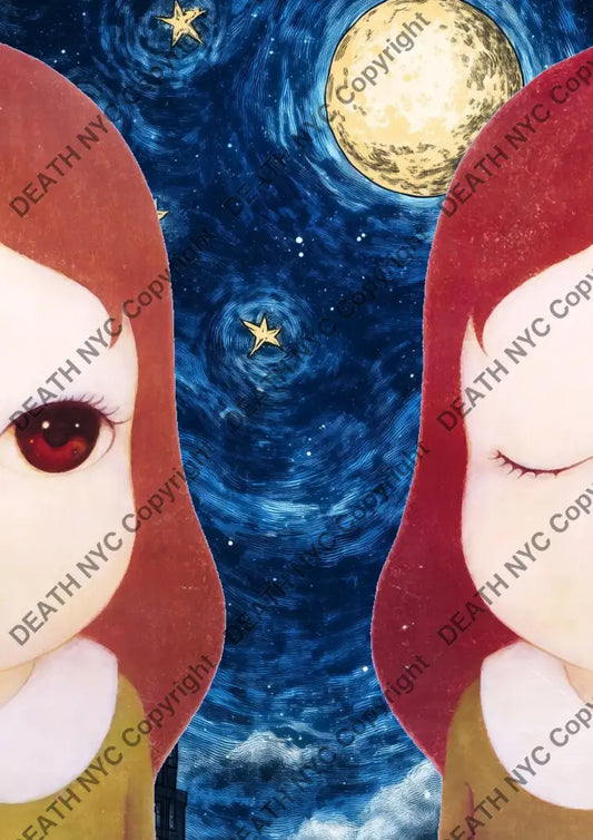 Auction ’DA325 girl ’ art print 45x32cm (Edition of 100) Art Print