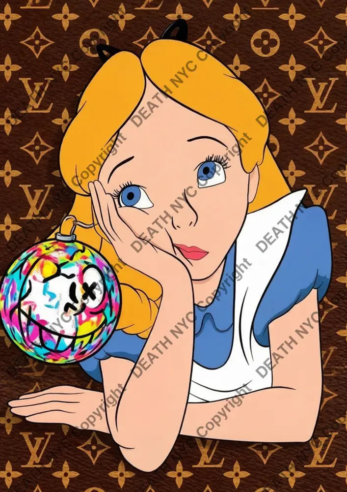 Auction ’DA383 alice’ art print 45x32cm (Edition of 100) Art Print