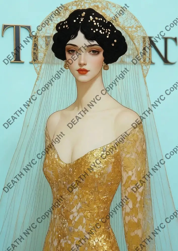 Auction ’DA389 goddness ’ art print 45x32cm (Edition of 100) Art Print