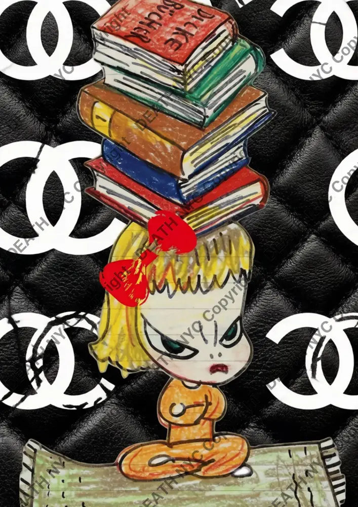 Auction ’DA430 girl’ art print 45x32cm (Edition of 100) Art Print
