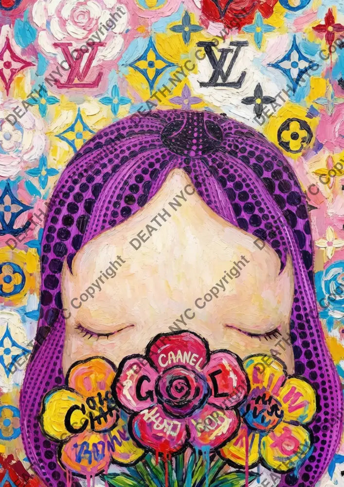 Auction ’DA460 girl’ art print 45x32cm (Edition of 100) - Art Print