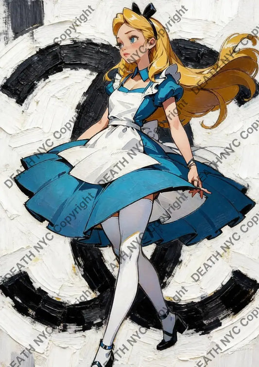 Auction ’DA588 alice ’ art print 45x32cm (Edition of 100) - Art Print