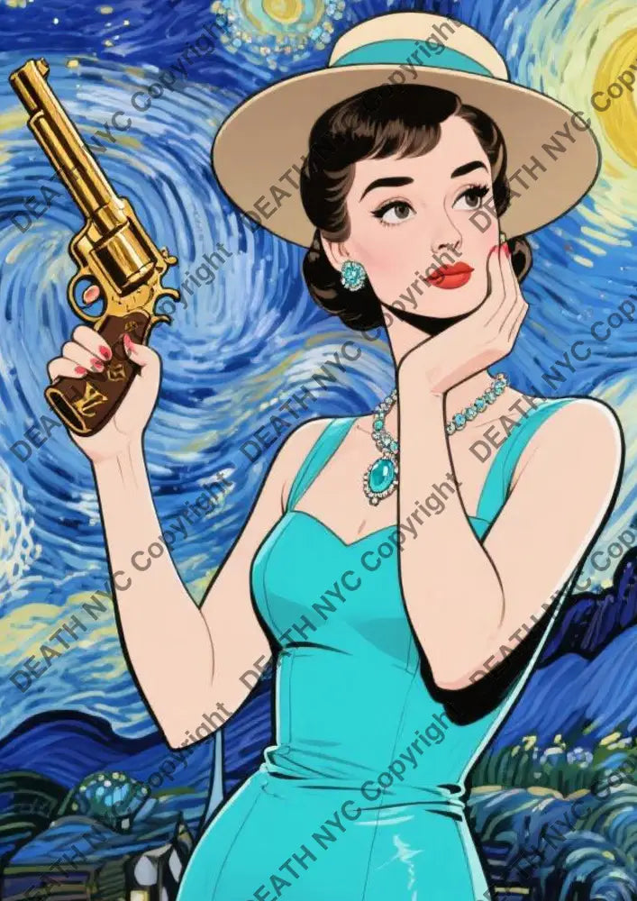 Auction ’DA83 audrey’ art print 45x32cm (Edition of 100) Art Print