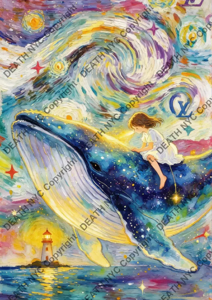 Auction ’DB347 whale’ art print 45x32cm (Edition of 100) - Art Print