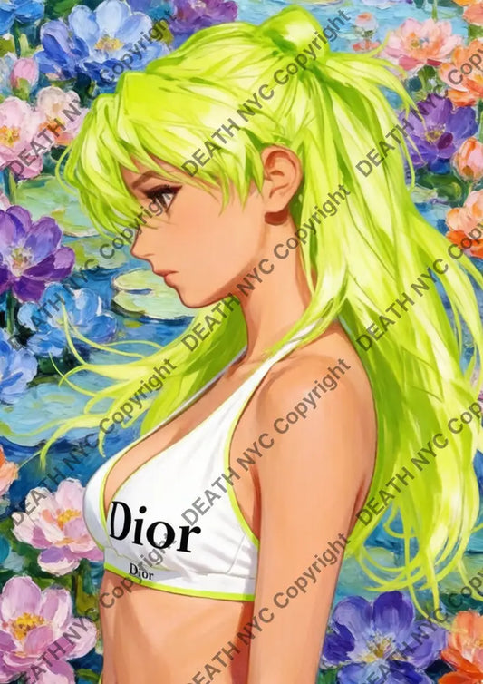 Auction ’DB358 girl’ art print 45x32cm (Edition of 100) - Art Print