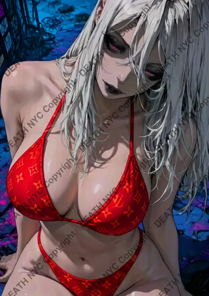 Auction ’DB365 girl’ art print 45x32cm (Edition of 100) - Art Print