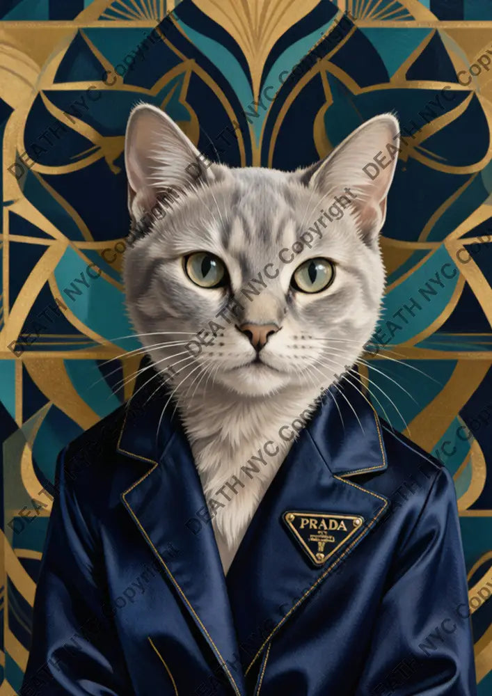 Auction ’DB440 cat’ art print 45x32cm (Edition of 100) - Art Print