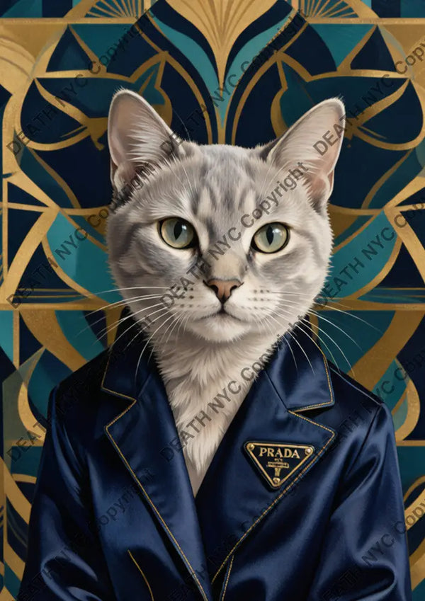 Auction ’DB440 cat’ art print 45x32cm (Edition of 100) - Art Print