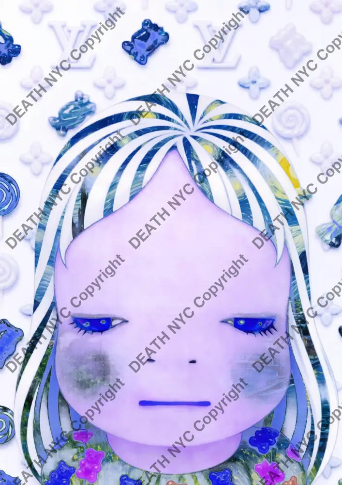 Auction ’DC133 girl’ art print 45x32cm (Edition of 100) - Art Print