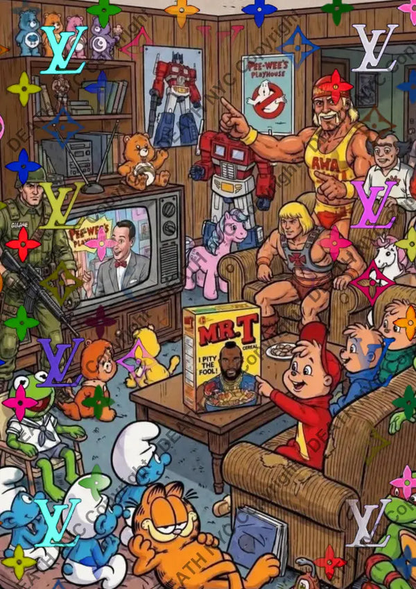 Auction ’DC16 garf’ art print 45x32cm (Edition of 100) - Art Print