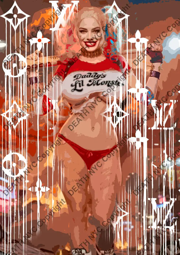 Auction ’DC215 quin’ art print 45x32cm (Edition of 100) - Art Print