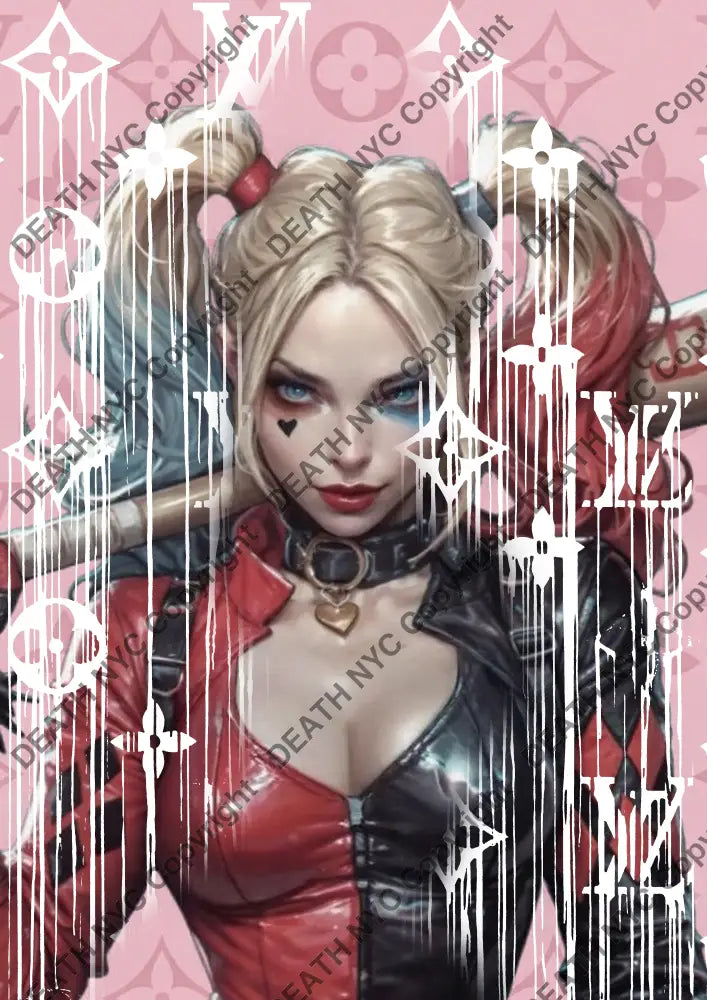 Auction ’DC217 quin’ art print 45x32cm (Edition of 100) - Art Print
