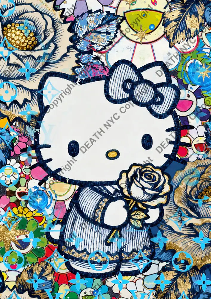 Auction ’DC297 kitty’ art print 45x32cm (Edition of 100) - Art Print