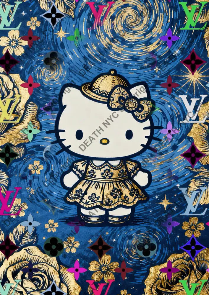 Auction ’DC301 kitty’ art print 45x32cm (Edition of 100) - Art Print